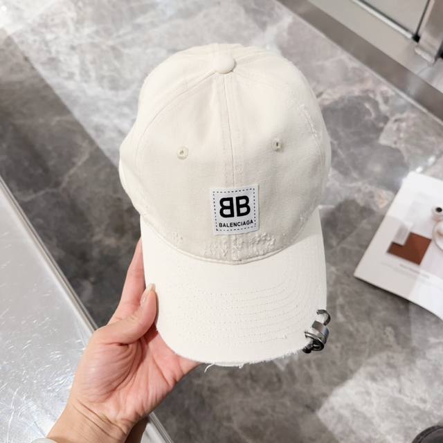 Balenciaga巴黎世家春款新款个性棒球帽 高品质透气性巨佳 四季佩戴款 高颜值时尚单品 男女同款